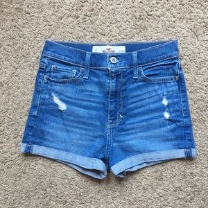 Hollister High Rise Denim Shorts